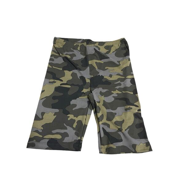 Color Alien Women’s Shorts Large Camo Athletic Athleisure Leggings Sporty - Picture 1 of 5